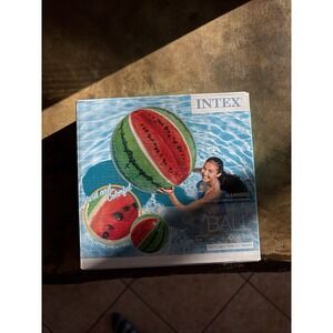 INTEX Inflatable 42" Jumbo Watermelon Beach Ball Pool Toy Summer 2017 NEW IN BOX